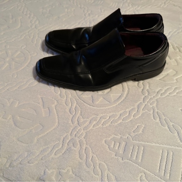 Men's Black Leather Loafers by Freeman Size 10 - Picture 9 of 9